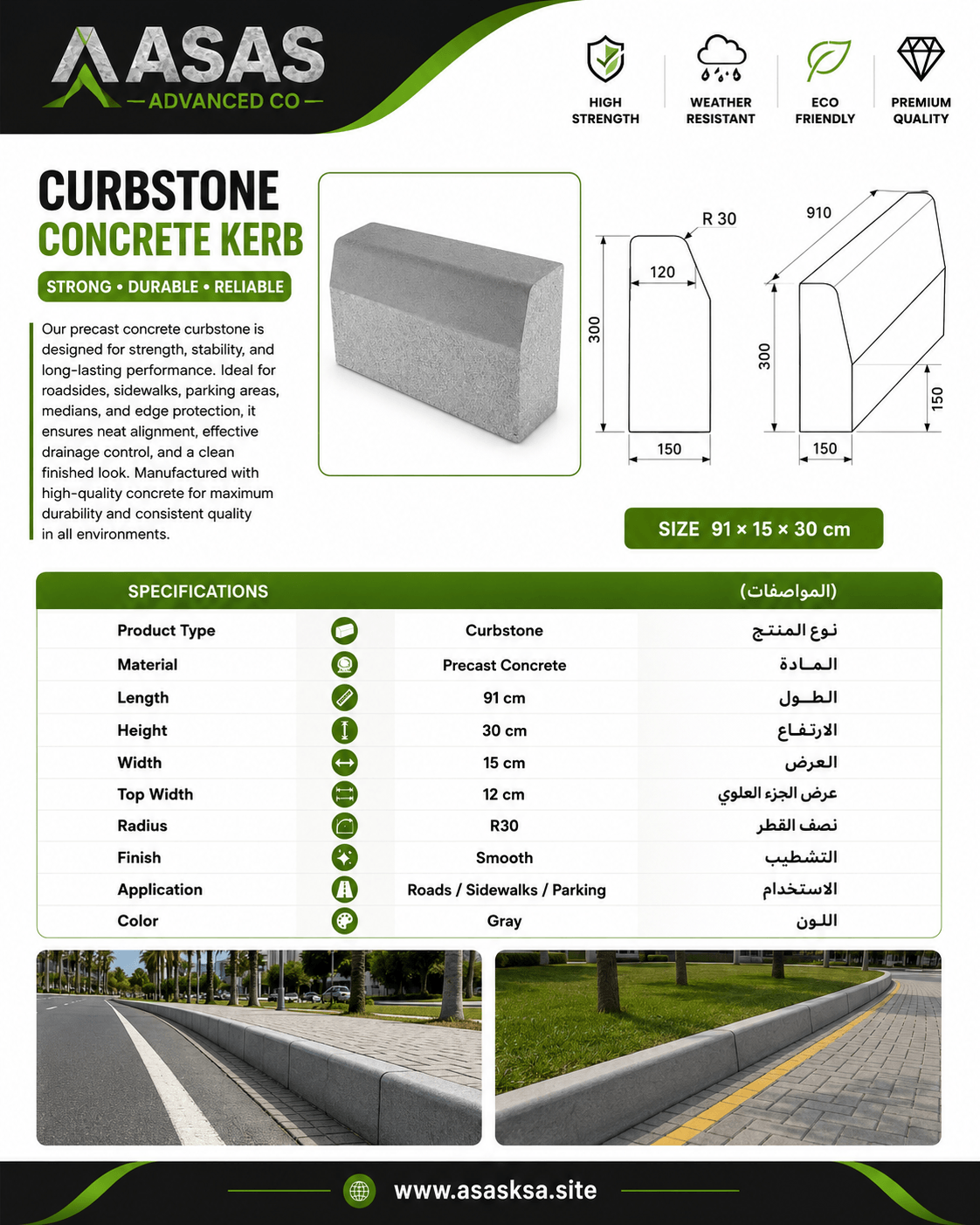 Curbstone 15 Poster